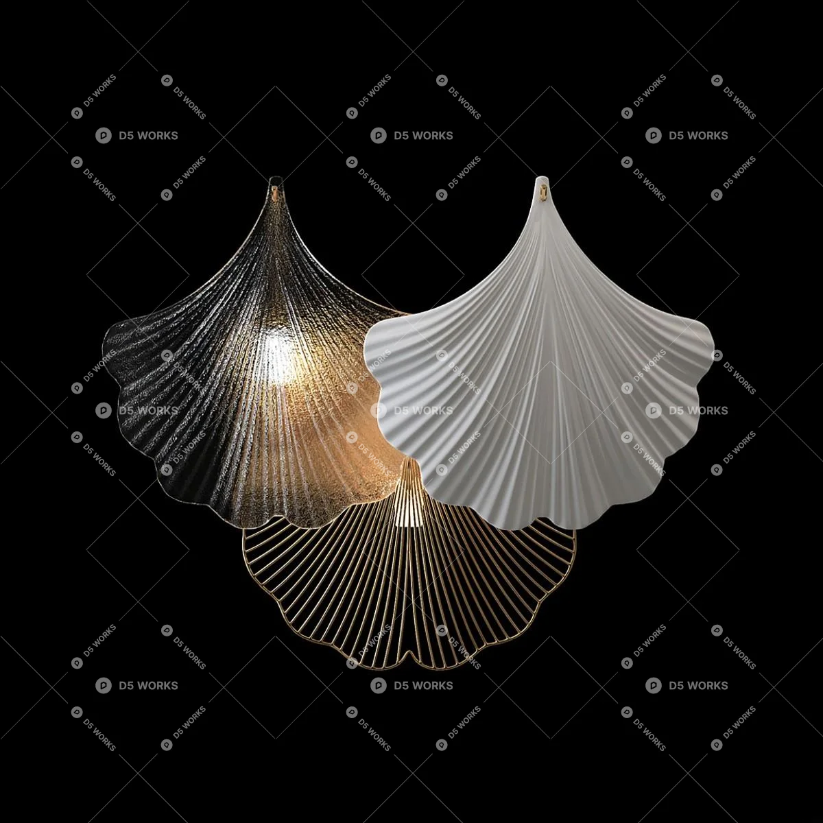 Quiet Luxury Wall Lamp 3d model - Image 1