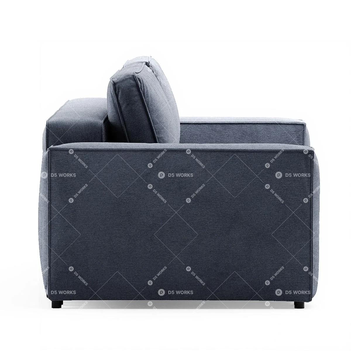 Modern Sofa Bed 3d model thumbnail 3