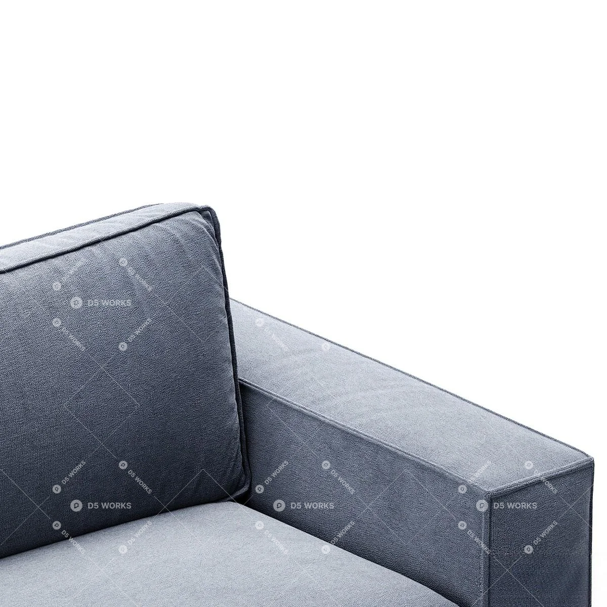Modern Sofa Bed 3d model thumbnail 5