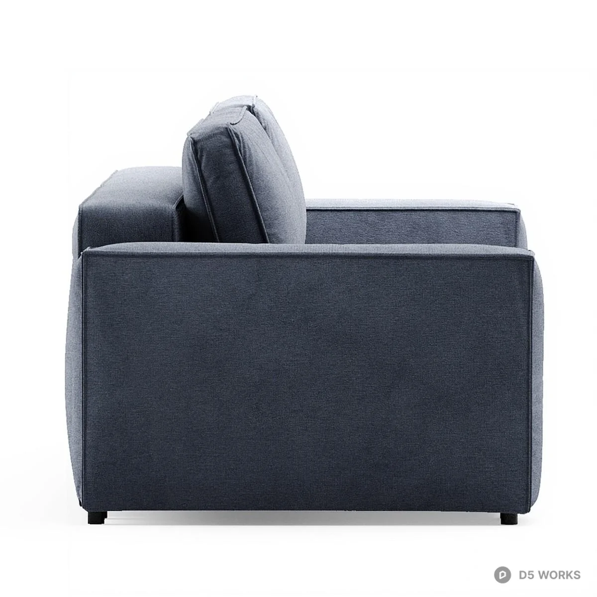 Modern Sofa Bed 3d model thumbnail 3