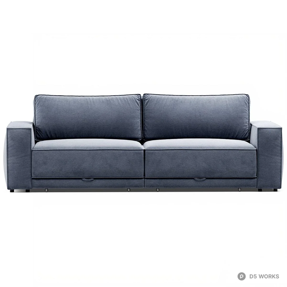 Modern Sofa Bed 3d model thumbnail 2