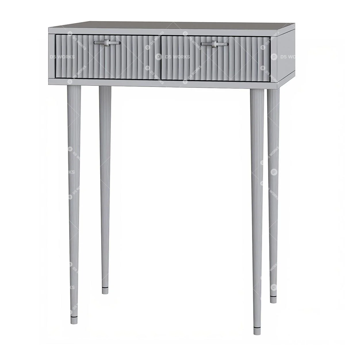 Contemporary Console Table 3d model thumbnail 7