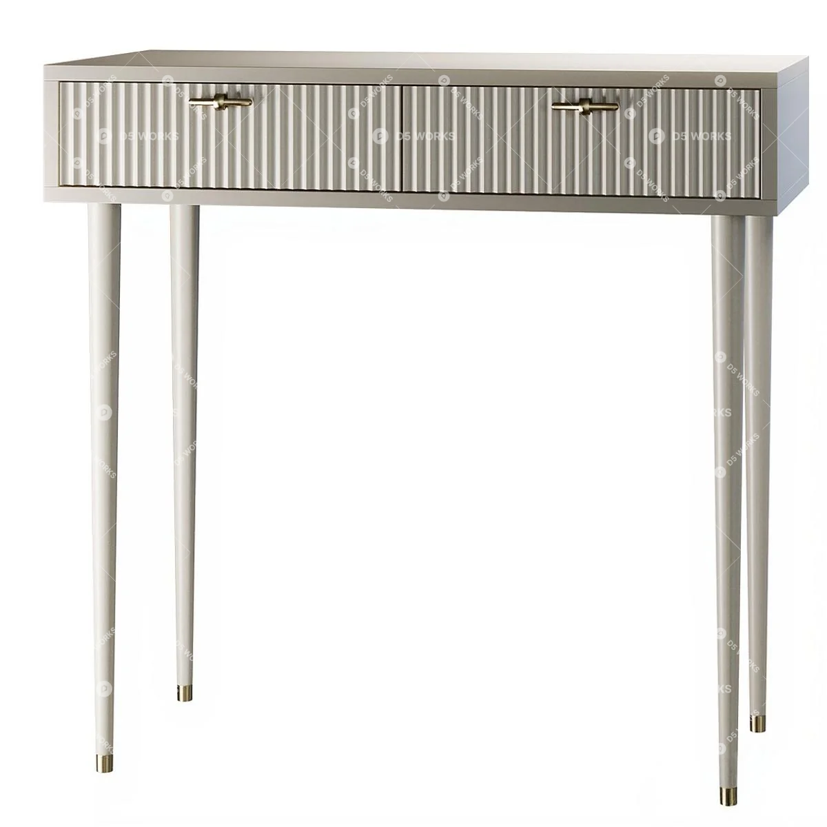 Contemporary Console Table 3d model thumbnail 3