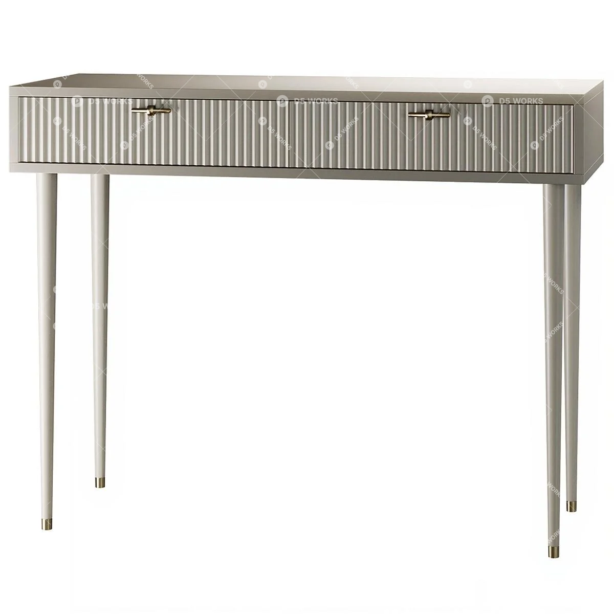 Contemporary Console Table 3d model thumbnail 4