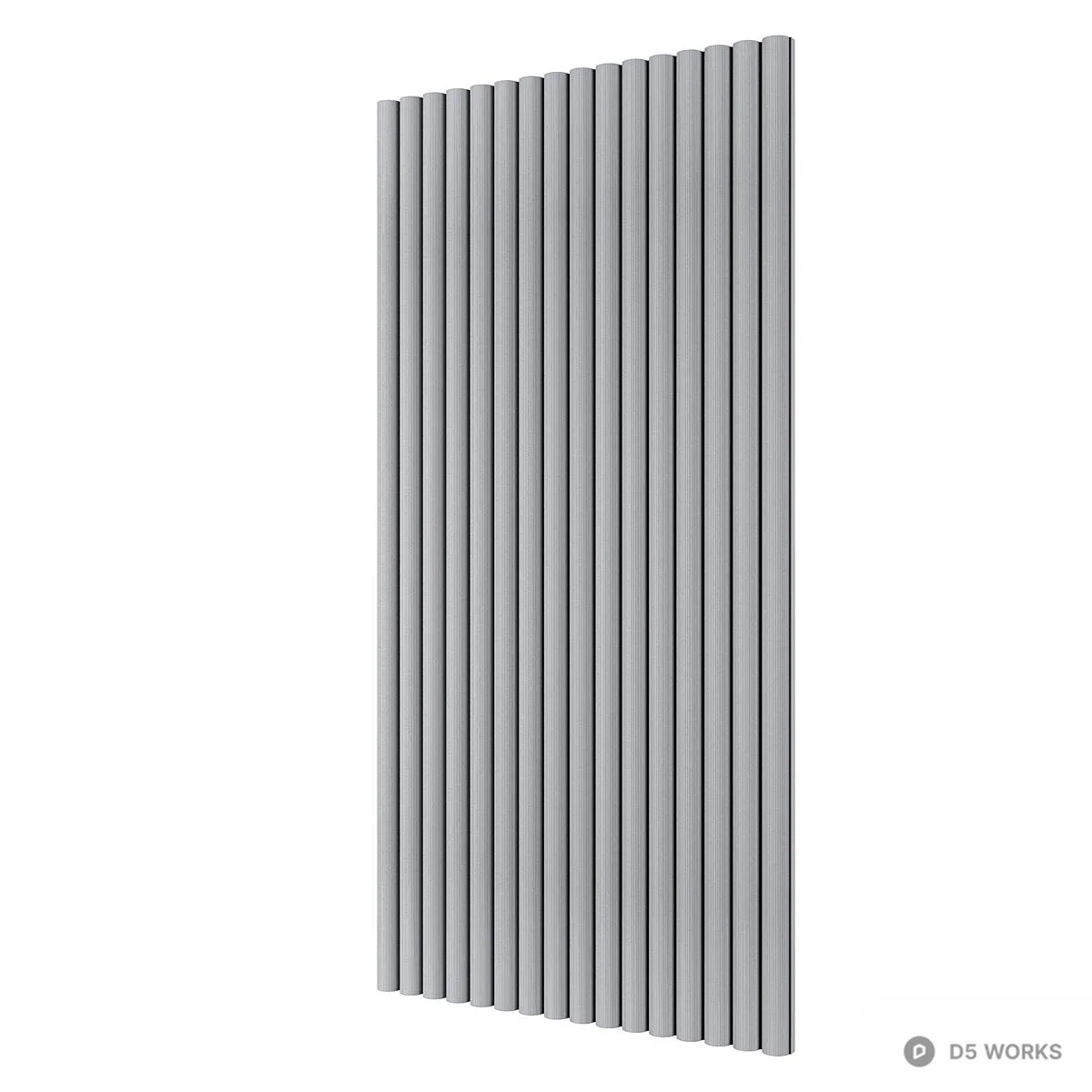 Vertical Groove Wall Panel 3d model thumbnail 4