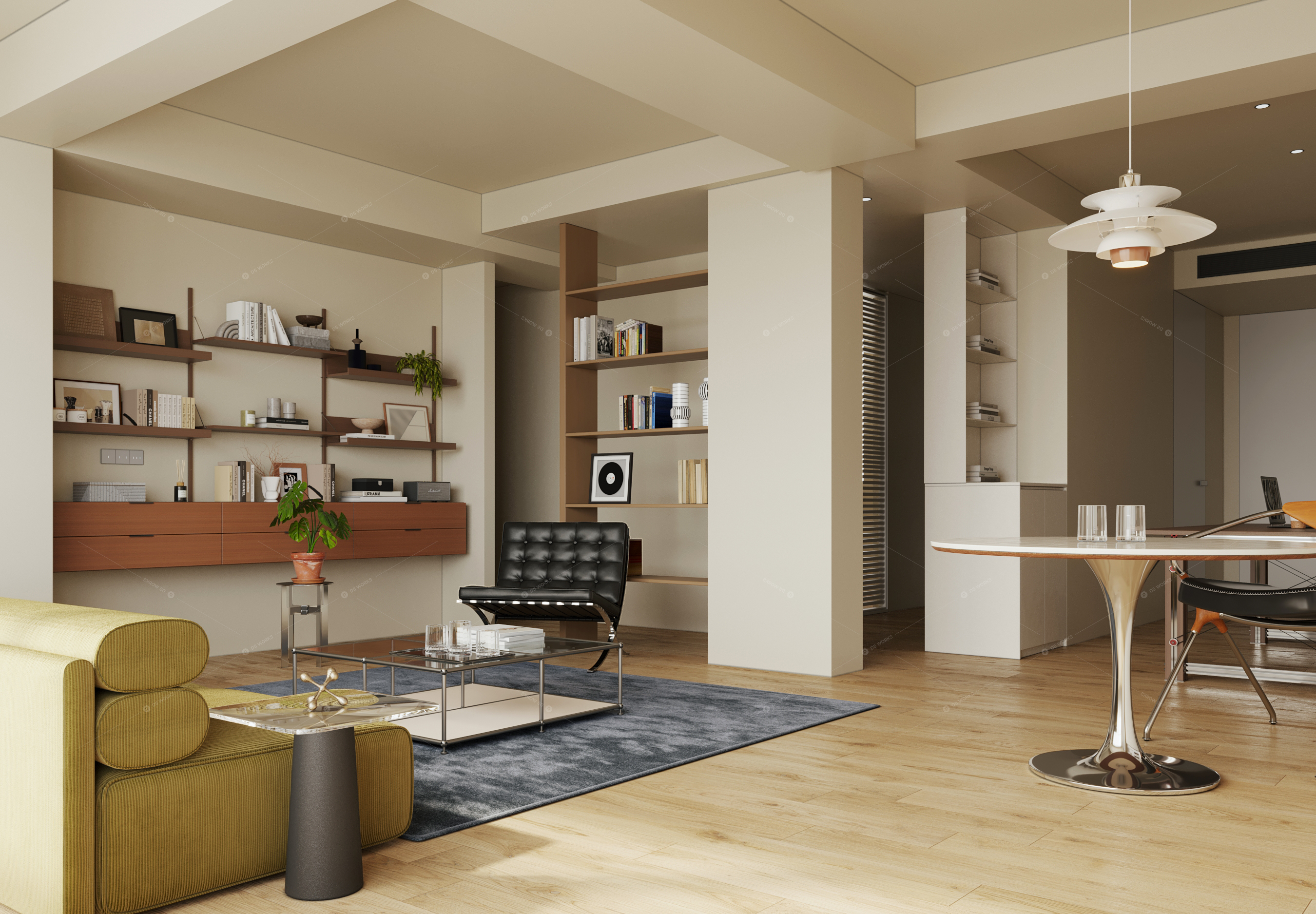 Living & Dining Rooms 3D Models 4