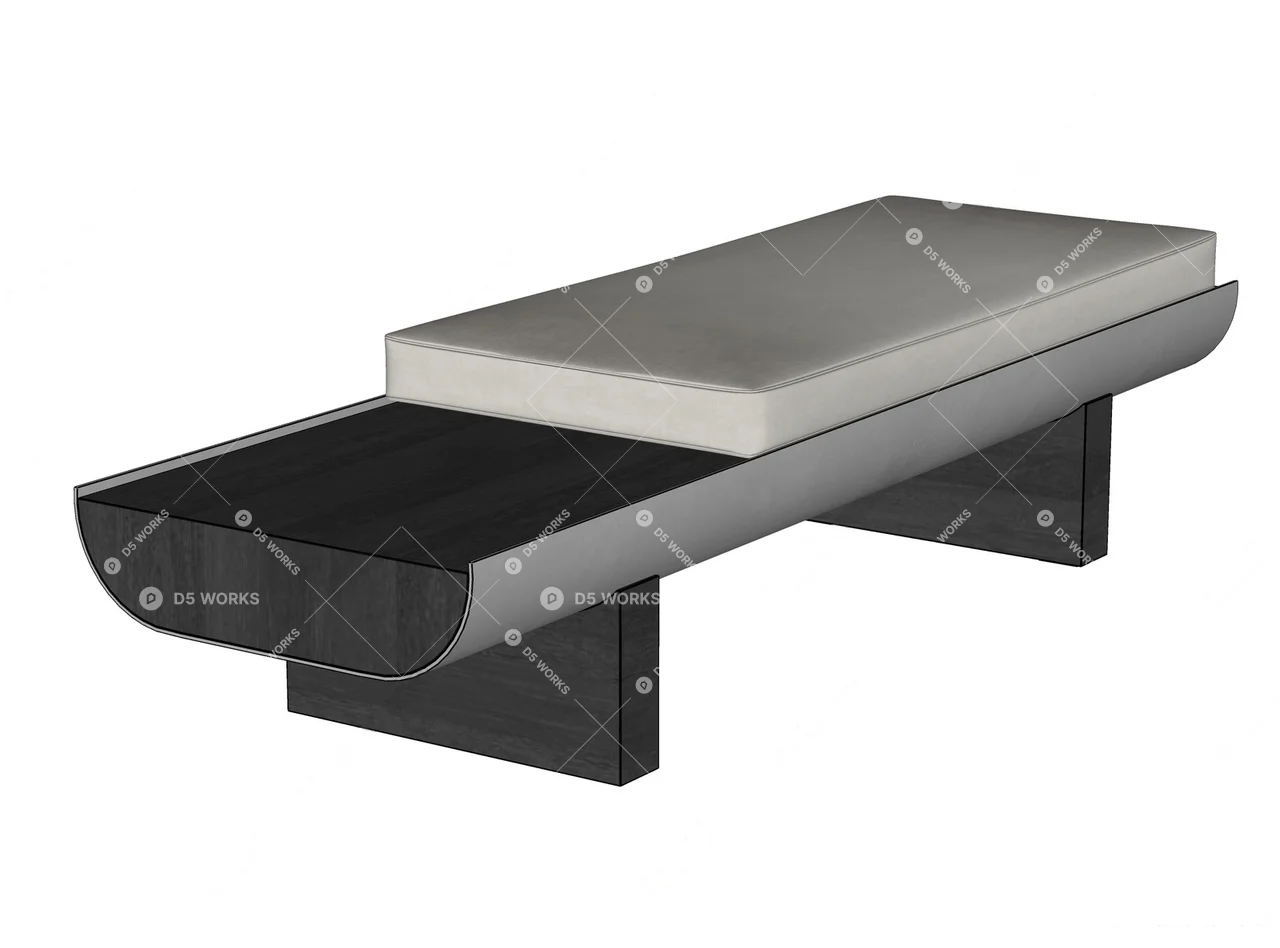 Italian Sitting Stool 3d model thumbnail 2