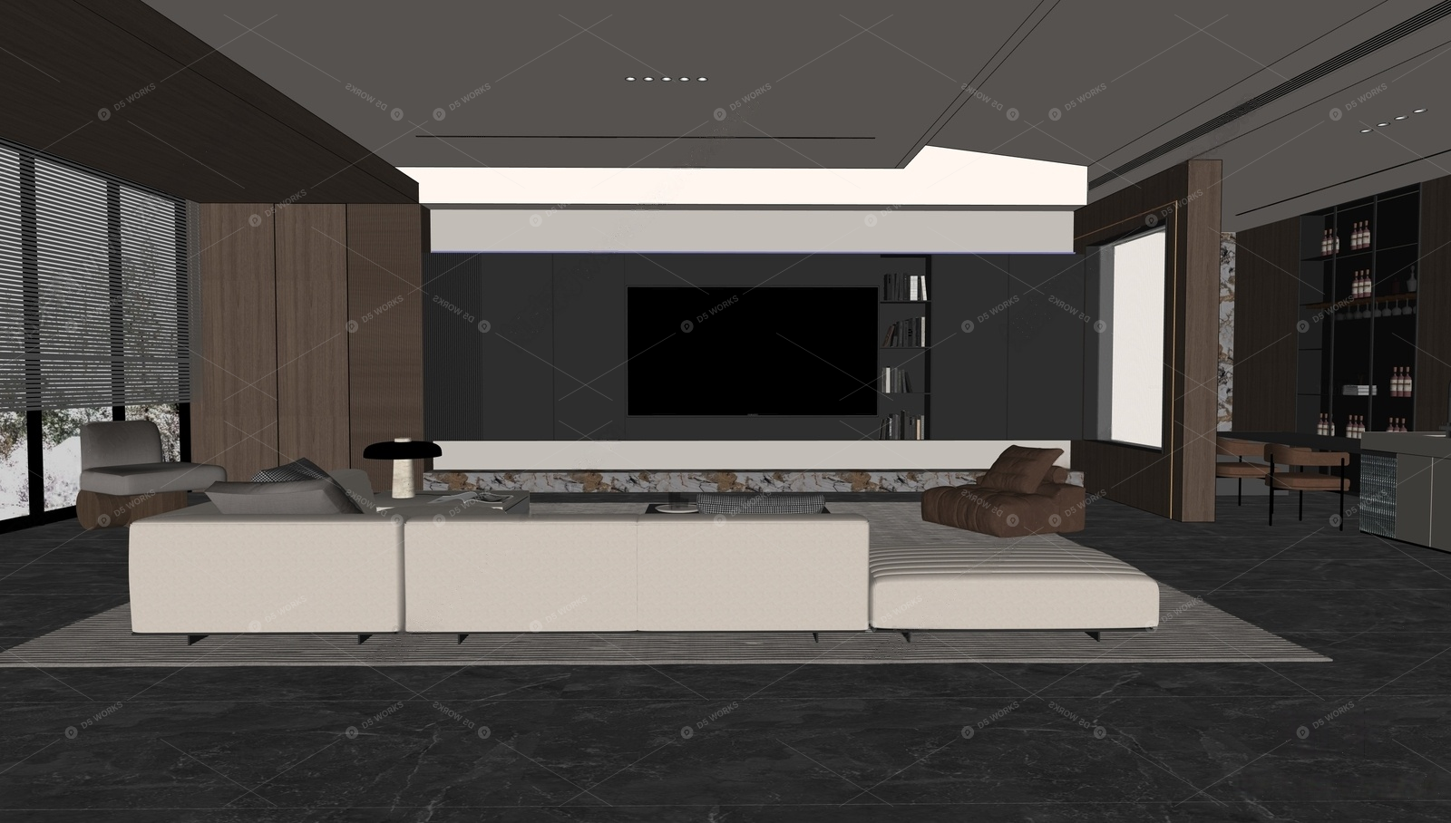 Living & Dining Rooms 3D Models 2