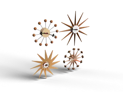 Starburst Wall Clock 3d model