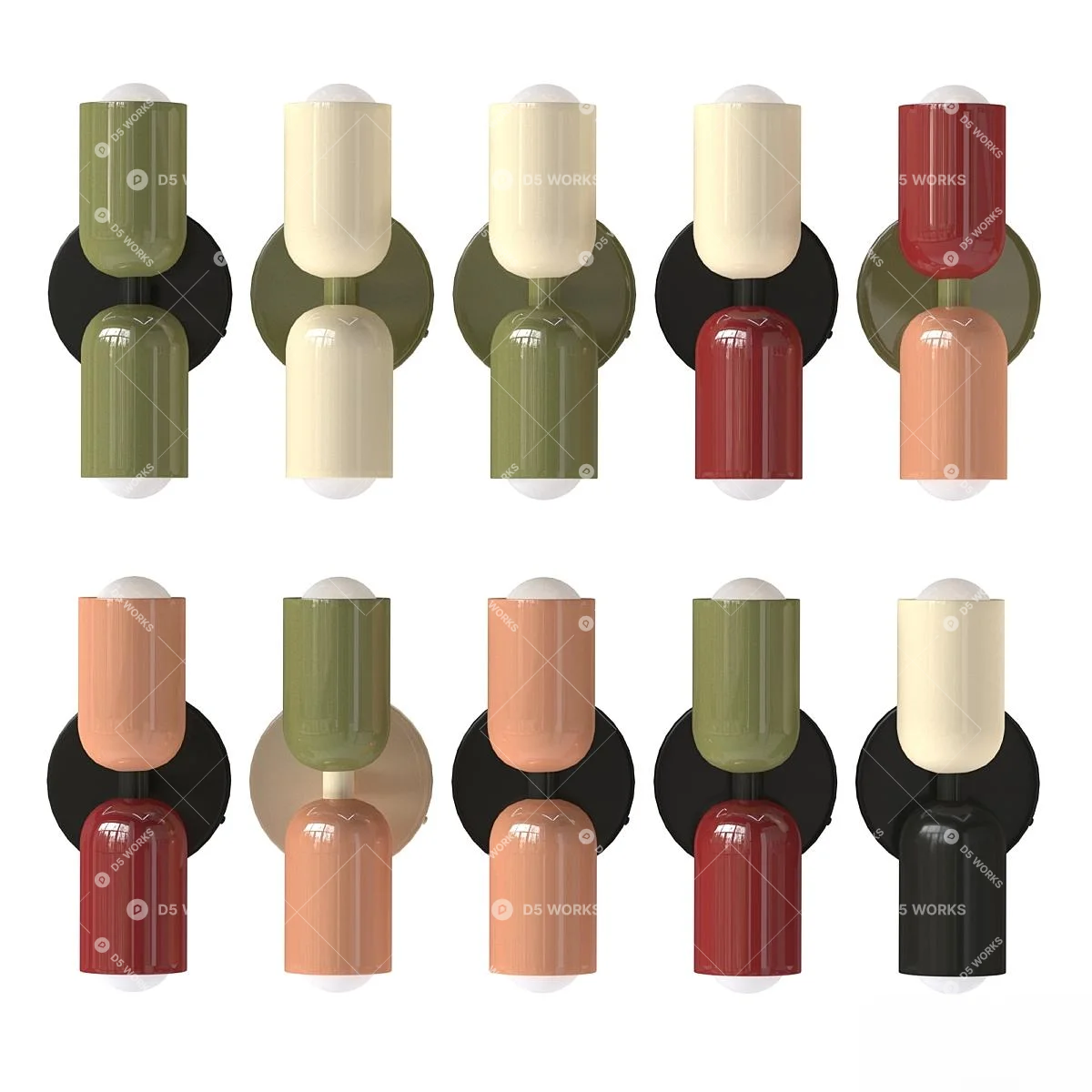 Wall Lamp 3d model thumbnail 4