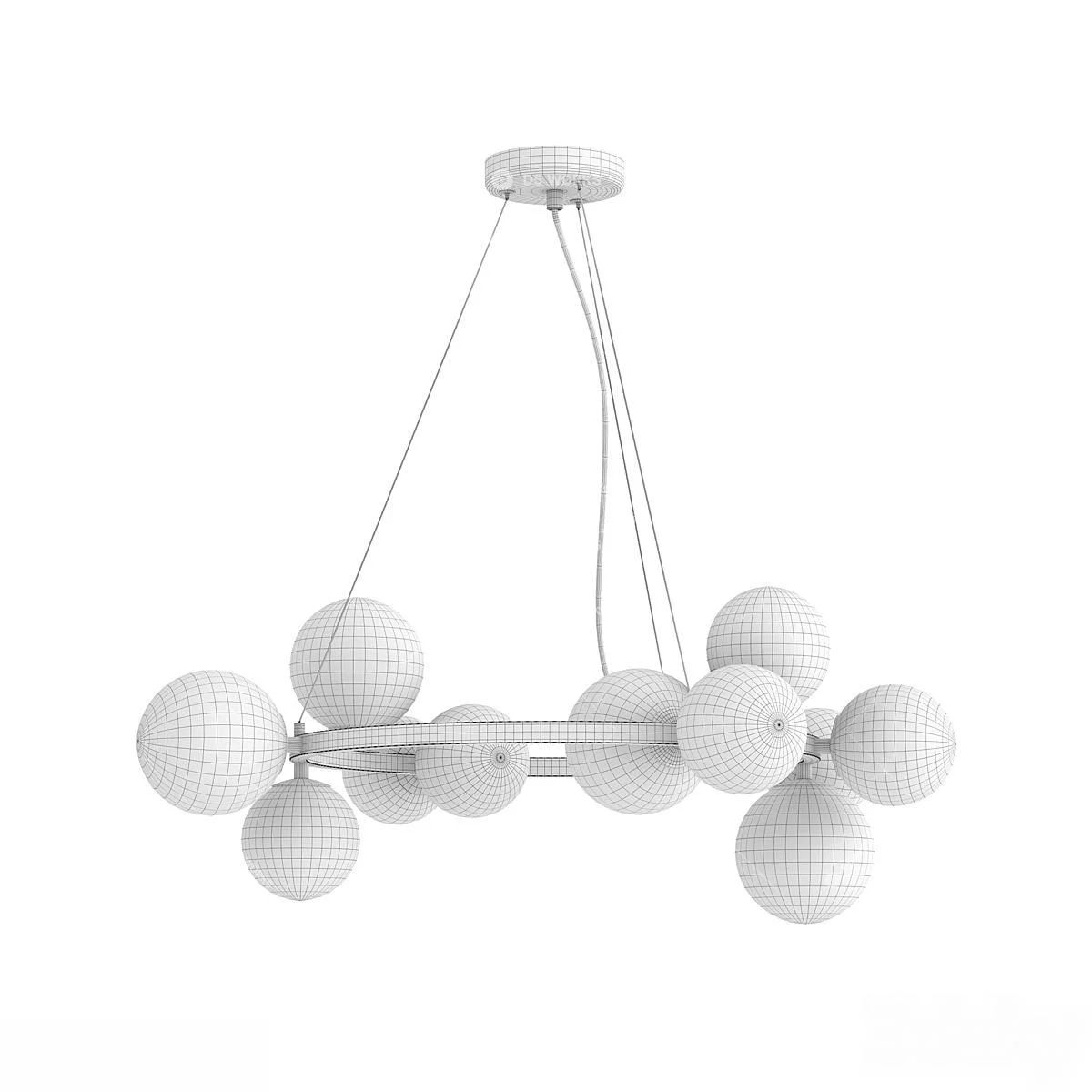 Quiet Luxury Pendant Light 3d model thumbnail 3