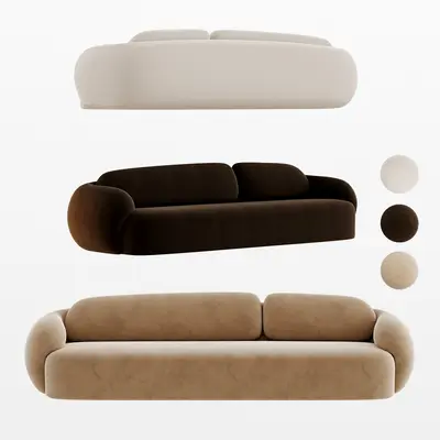 Modern Three-seater Sofa