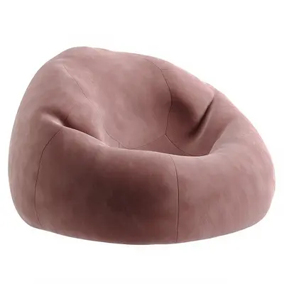 Velvet Lazy Sofa 3d model