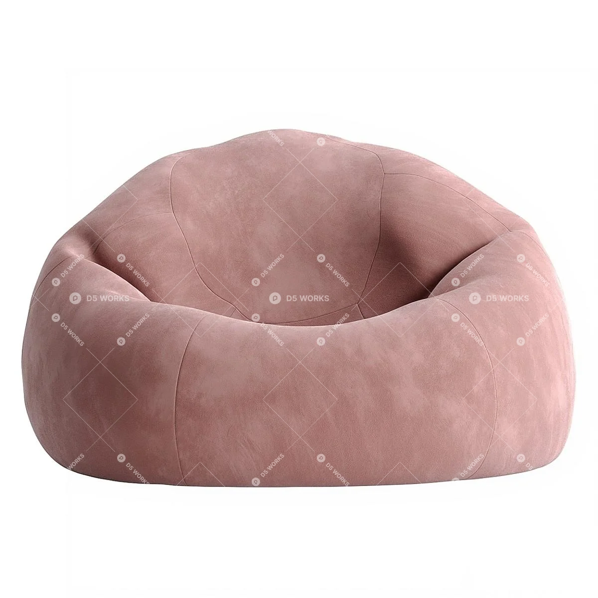 Bean Bag Sofa 3d model thumbnail 2