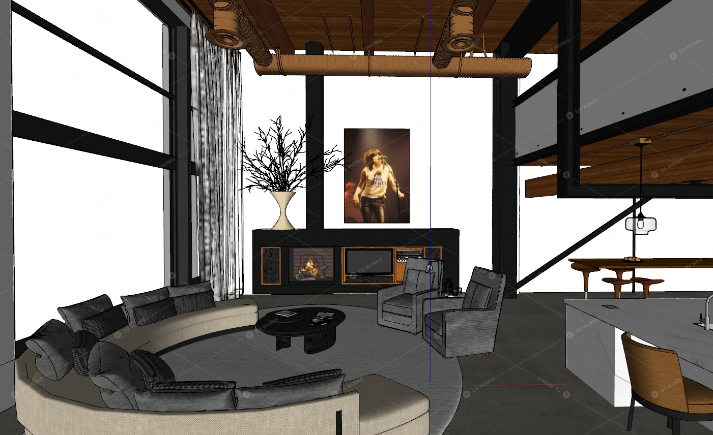 Living Rooms 3D Models 2