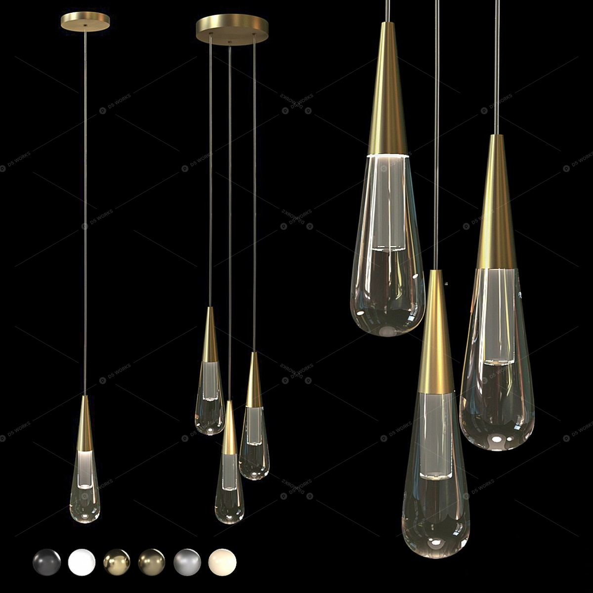 Pendant Lights 3D Models