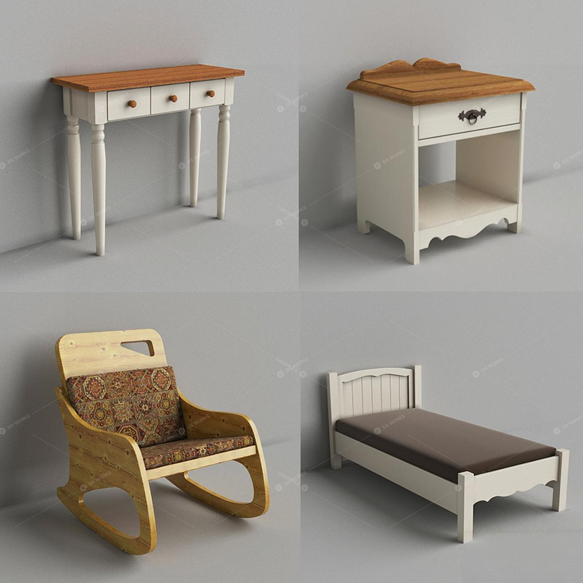 Furniture Sets 3D Models