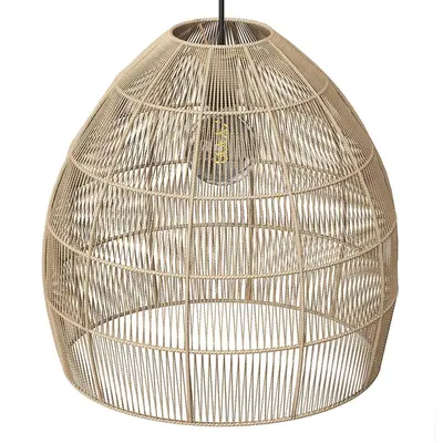 Woven Rattan Pendant Lamp 3d model