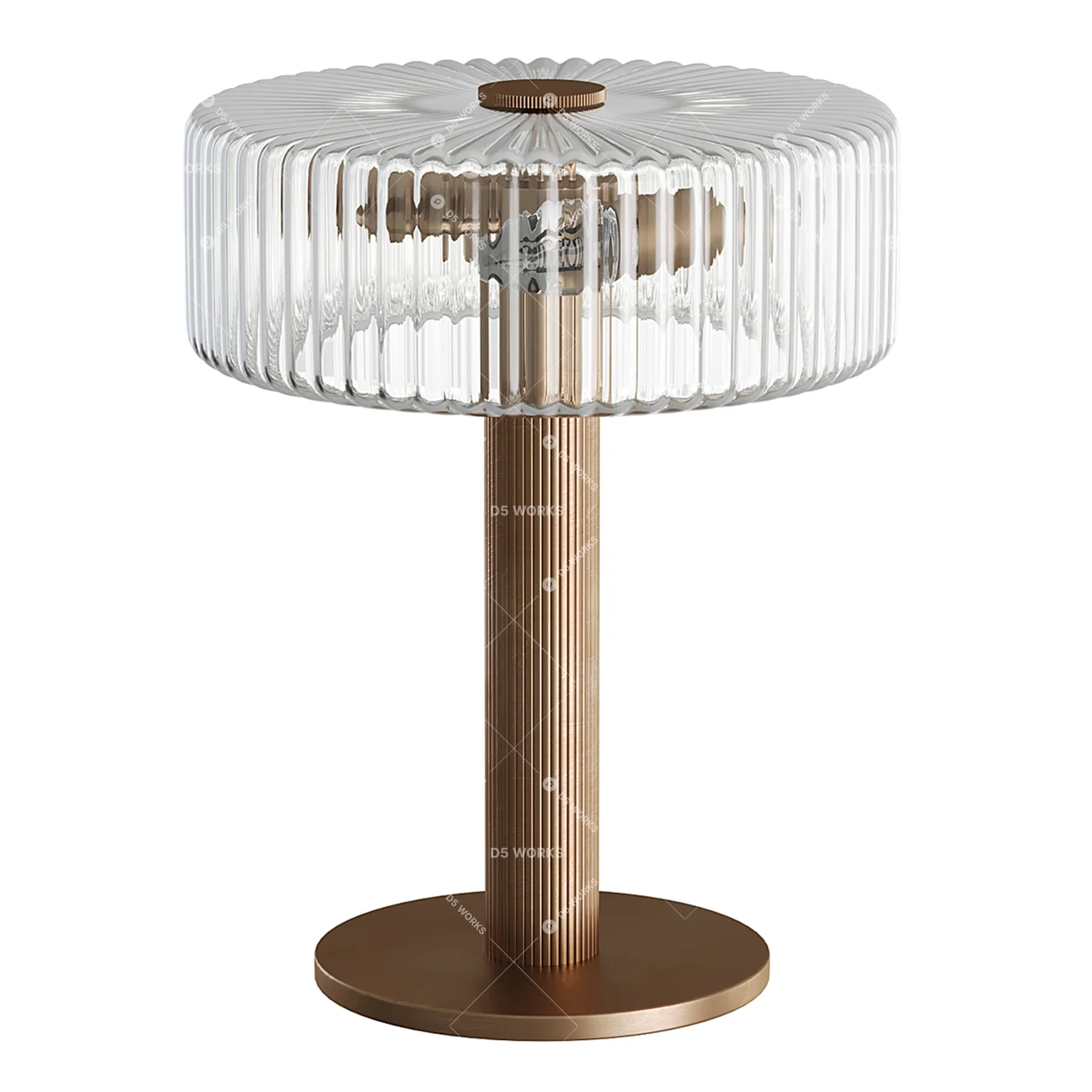 Contemporary Table Lamp 3d model thumbnail 2