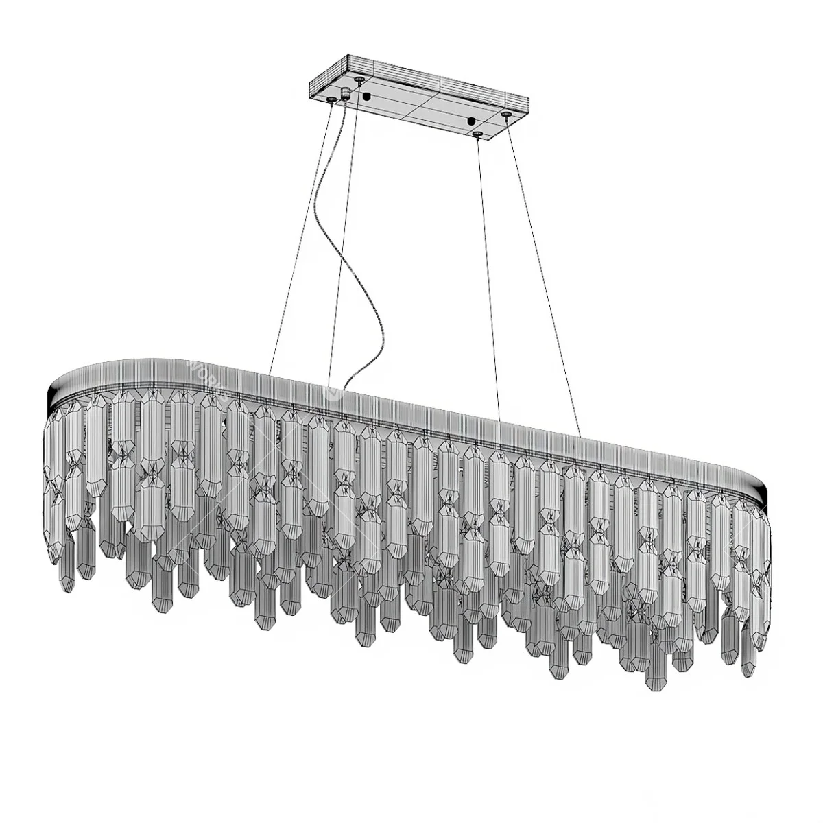 Quiet Luxury Pendant Light 3d model thumbnail 2