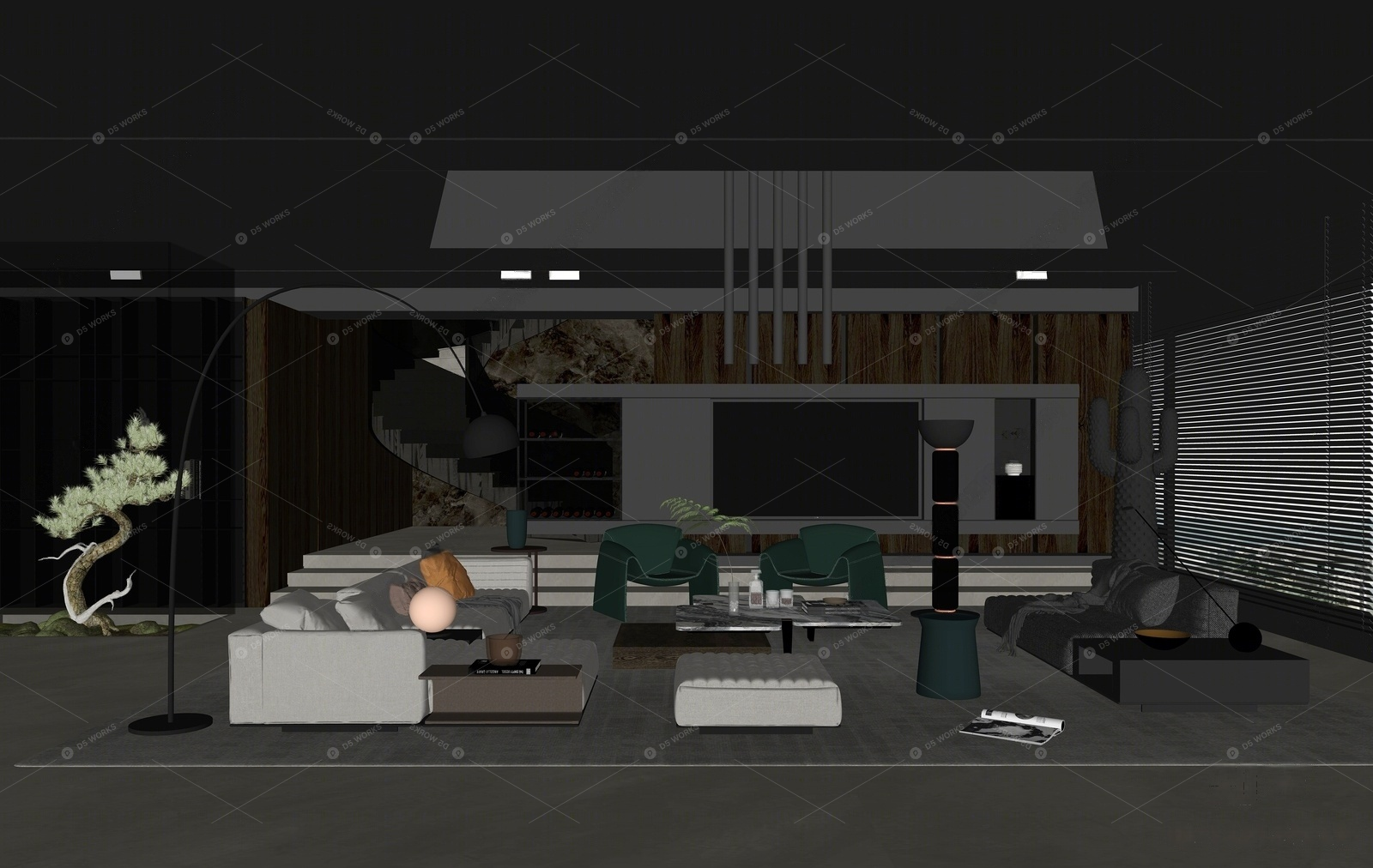 Living Rooms 3D Models 2