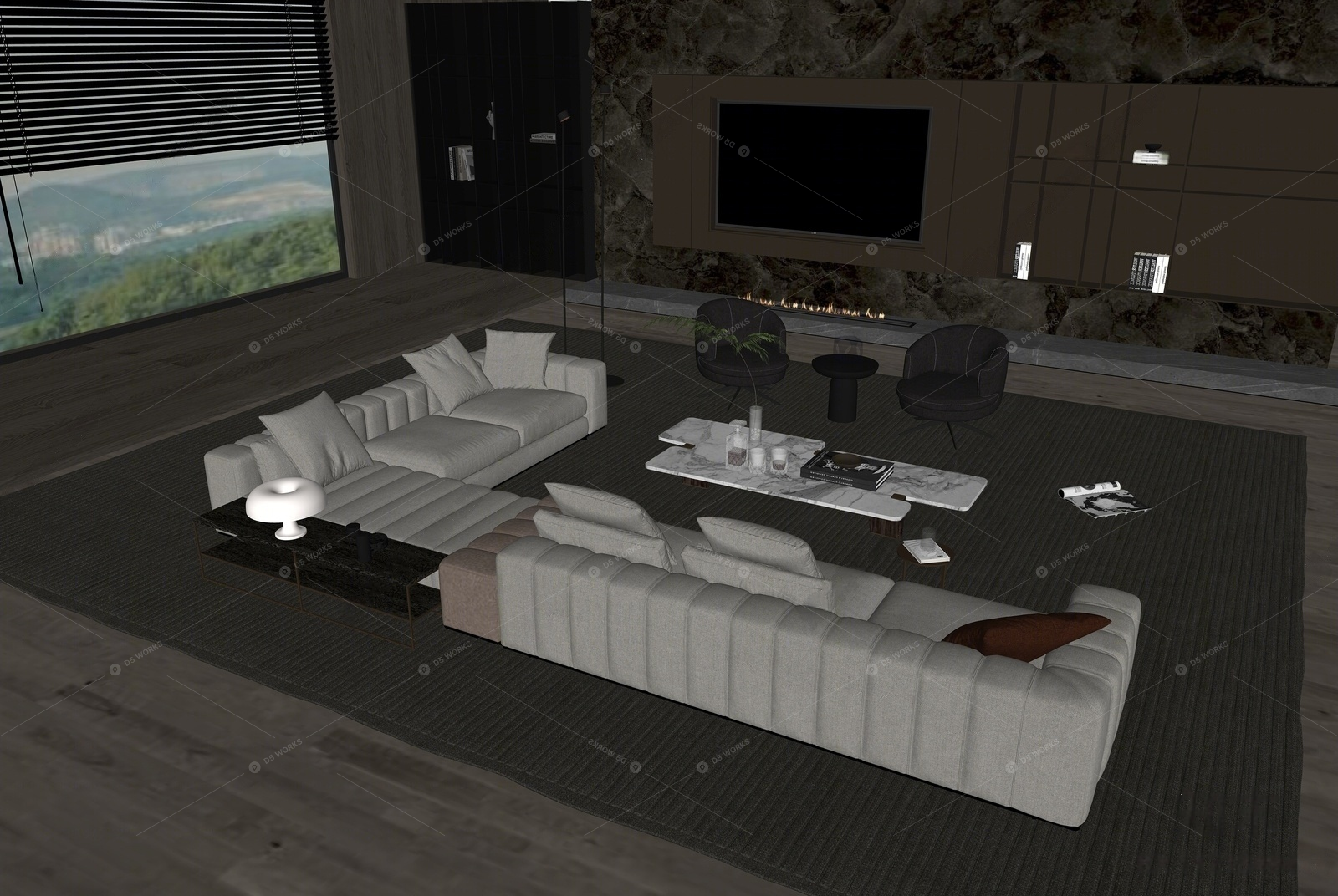 Living Rooms 3D Models 2