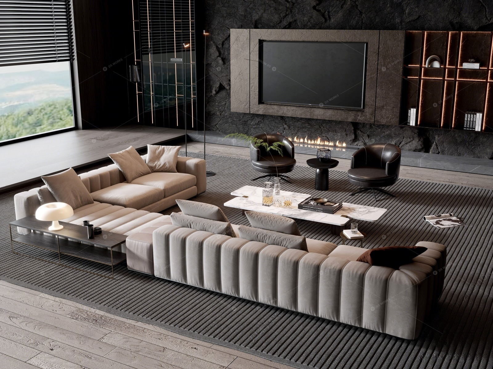 Living Rooms 3D Models