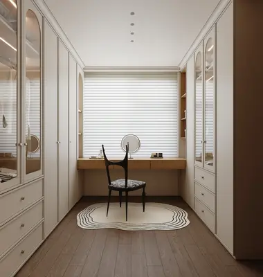 Mid-Century Modern Walk-in Closet