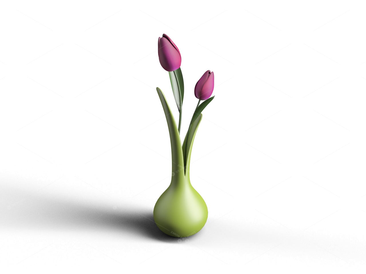 Vases & Floral Arrangements 3D Models