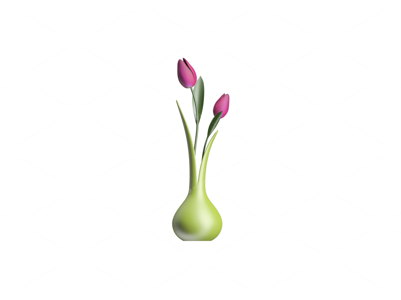Vases & Floral Arrangements 3D Models 2