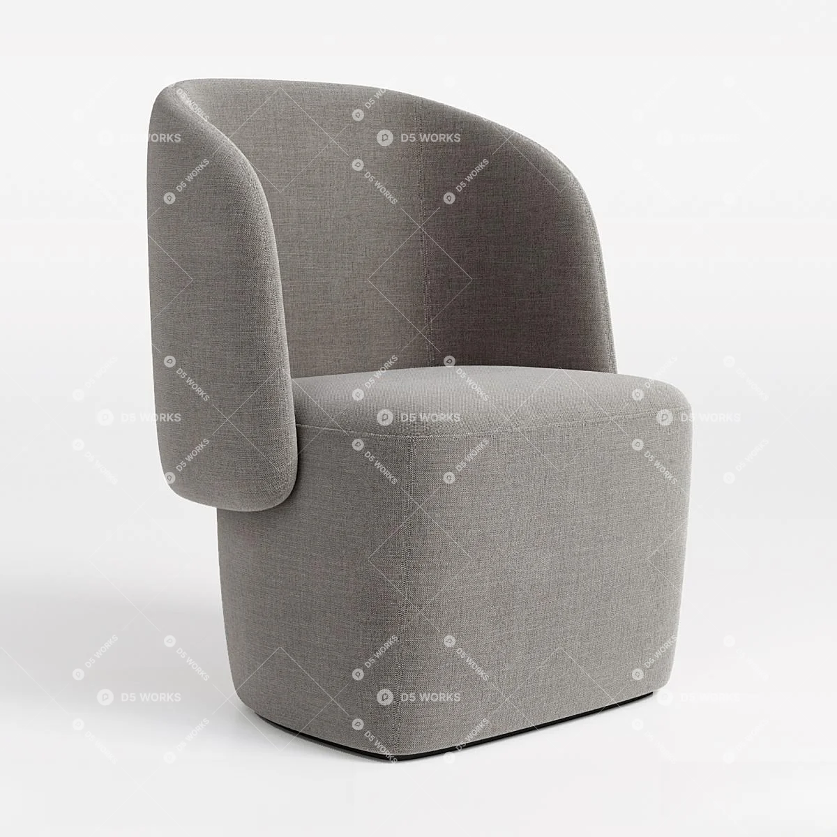 Postmodern Single Sofa 3d model thumbnail 2