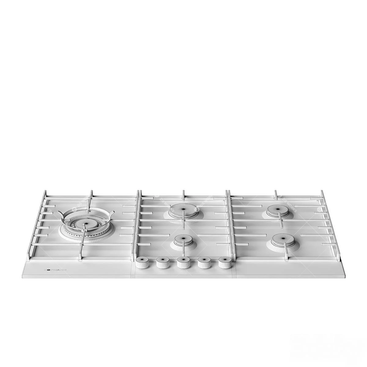 Home appliance combination 3d model thumbnail 7