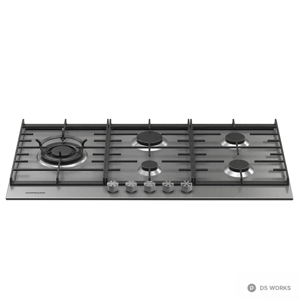 Stainless Steel Kitchen Appliance Set 3d model thumbnail 3