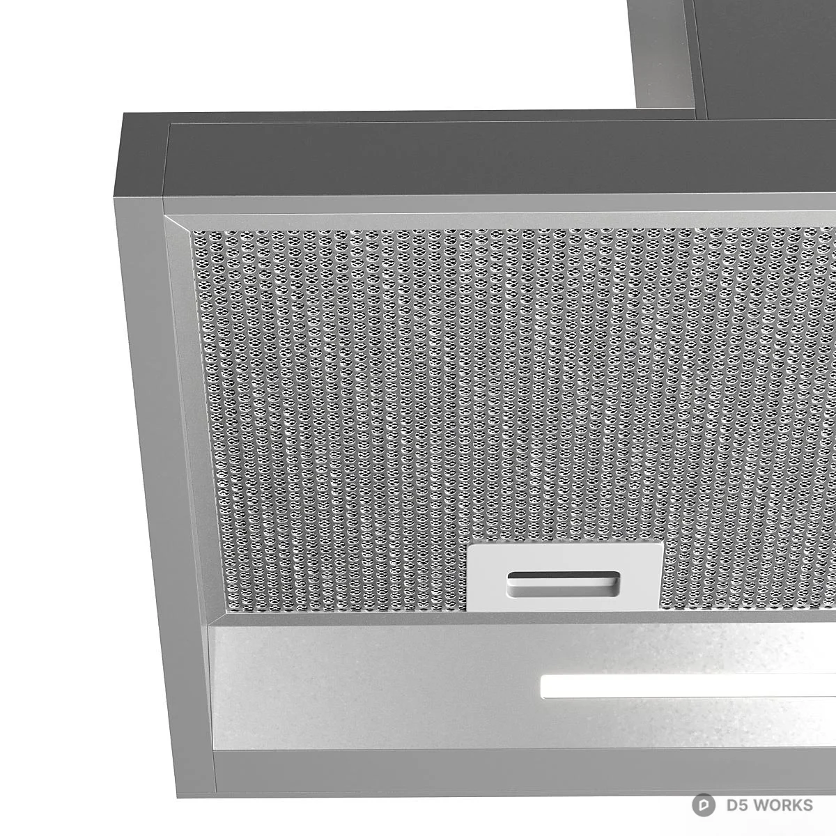 Stainless Steel Kitchen Appliance Set 3d model thumbnail 6