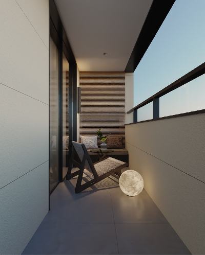 Organic Modern Balcony (Home)