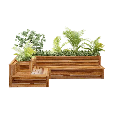 Grouped vegetation 01 3d model
