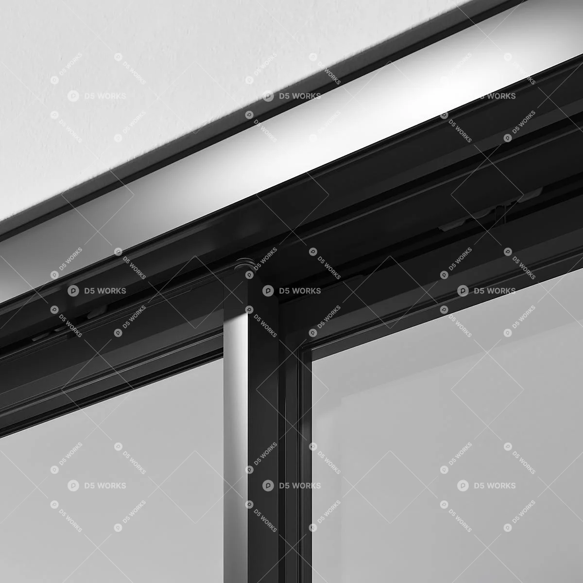 Sliding Door 3d model thumbnail 3