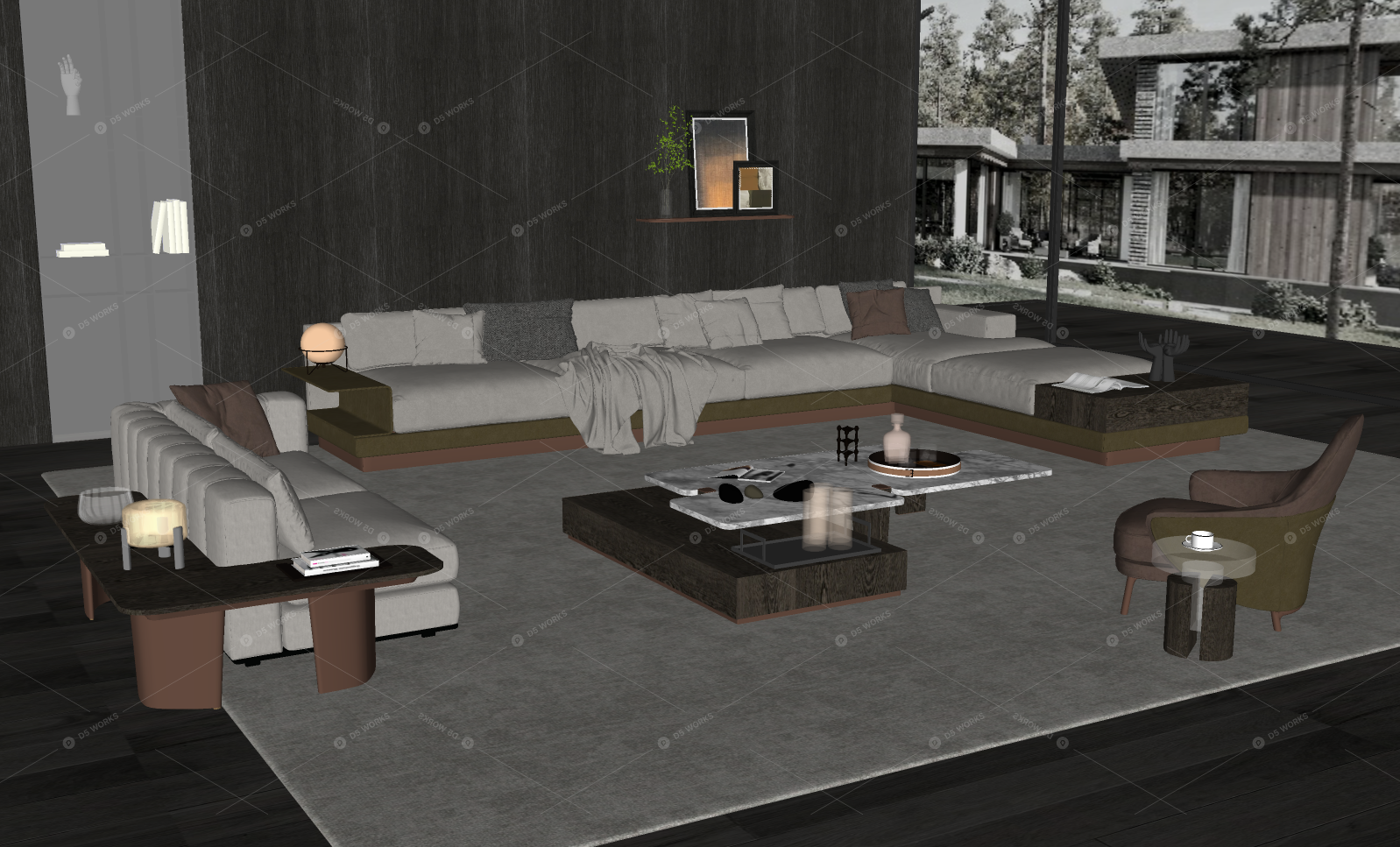 Living Rooms 3D Models 2