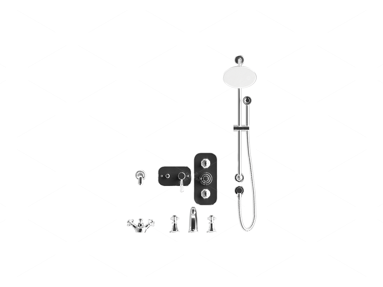 Bathroom Fixtures 3D Models 2
