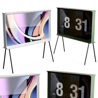 Modern Standalone TV Display 3d model