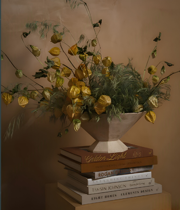 Mid-Century Modern Floral Arrangement