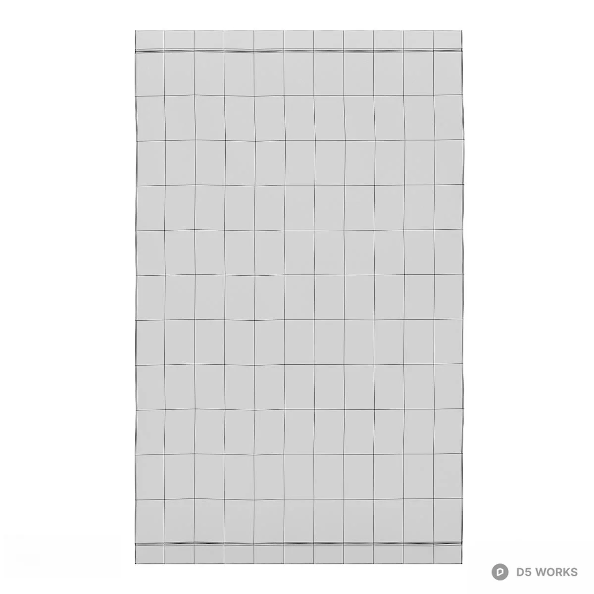 Abstract Geometric Woven Rug 3d model thumbnail 3