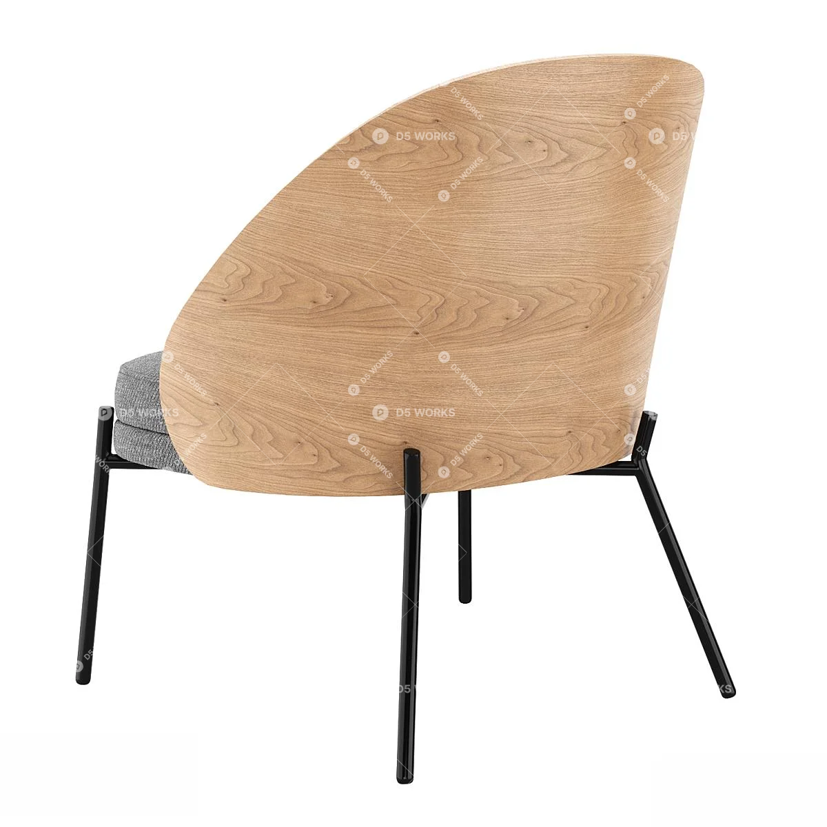 Lounge Chair 3d model thumbnail 2