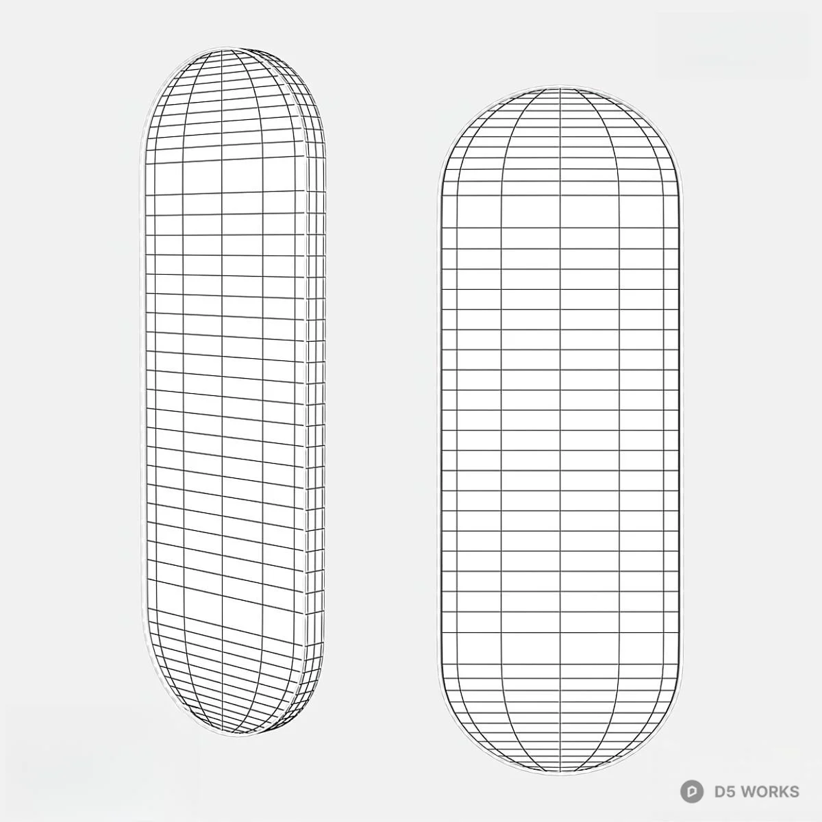 Creative Humanoid Pendant Light 3d model thumbnail 2