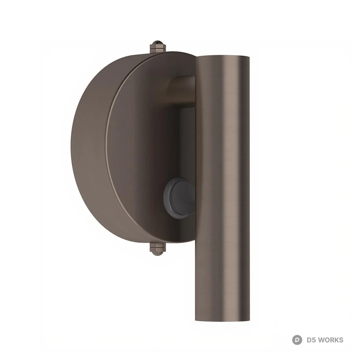 Brushed Gold Adjustable Wall Lamp 3d model thumbnail 4
