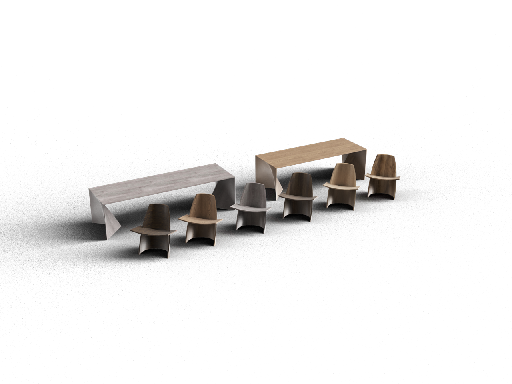 Modern Organic Modern Desk & Chair Set