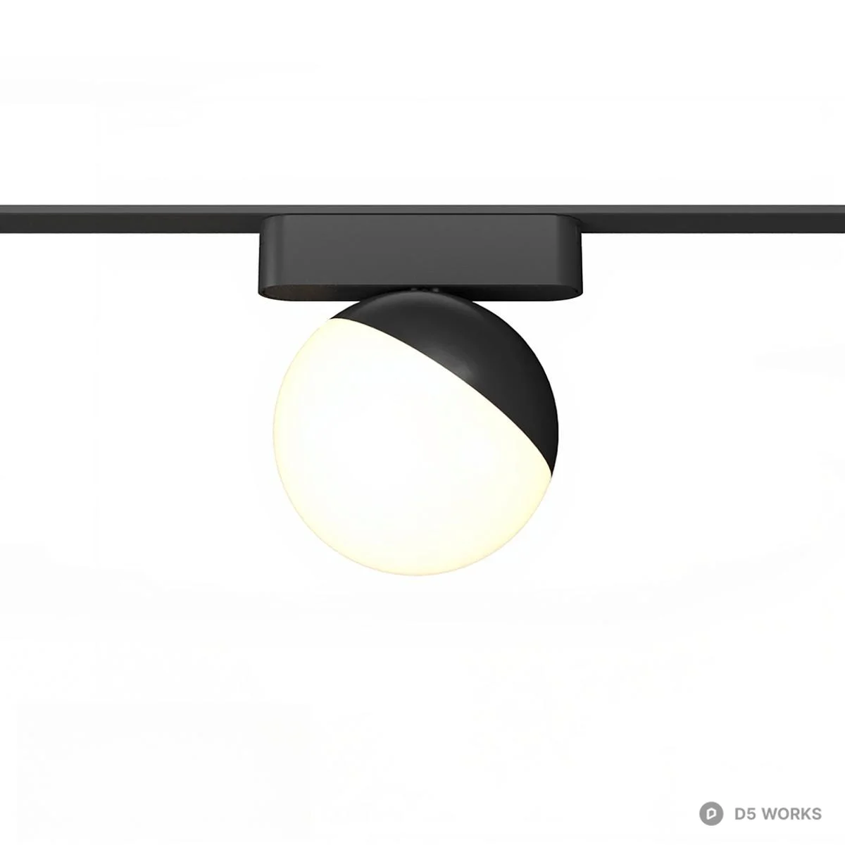 Minimalist Track Spotlight 3d model - Image 1