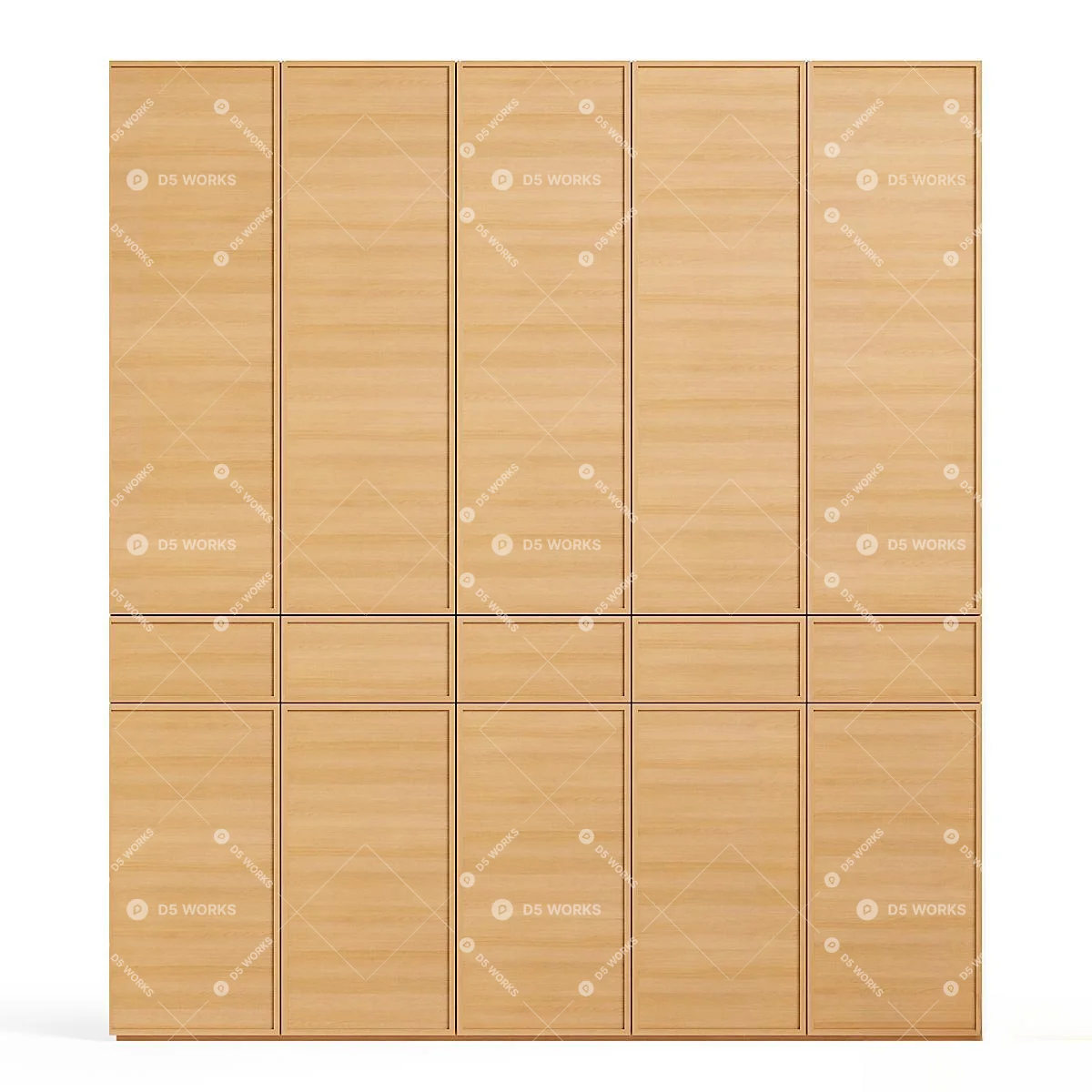 Wardrobe 3d model thumbnail 2