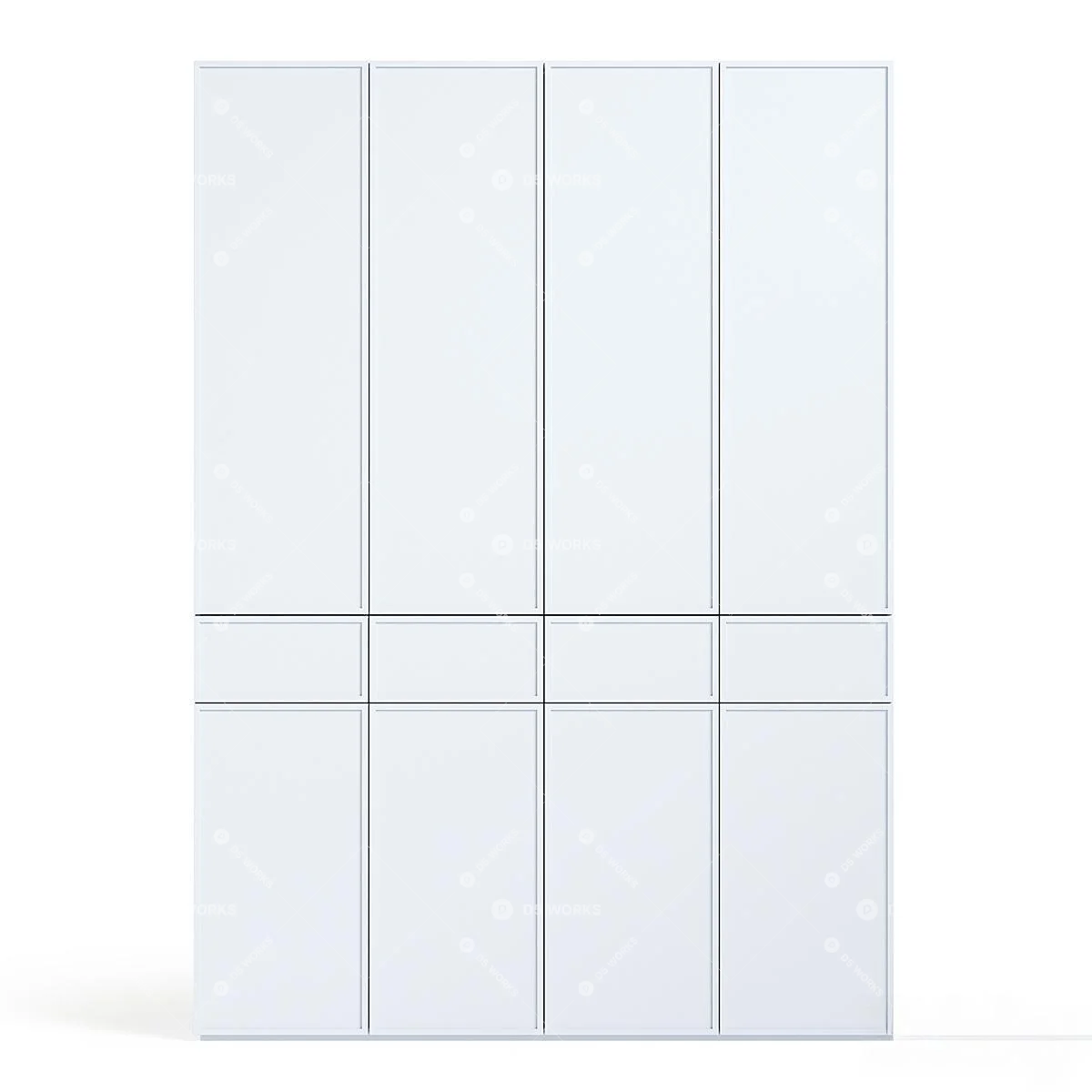 Wardrobe 3d model thumbnail 4