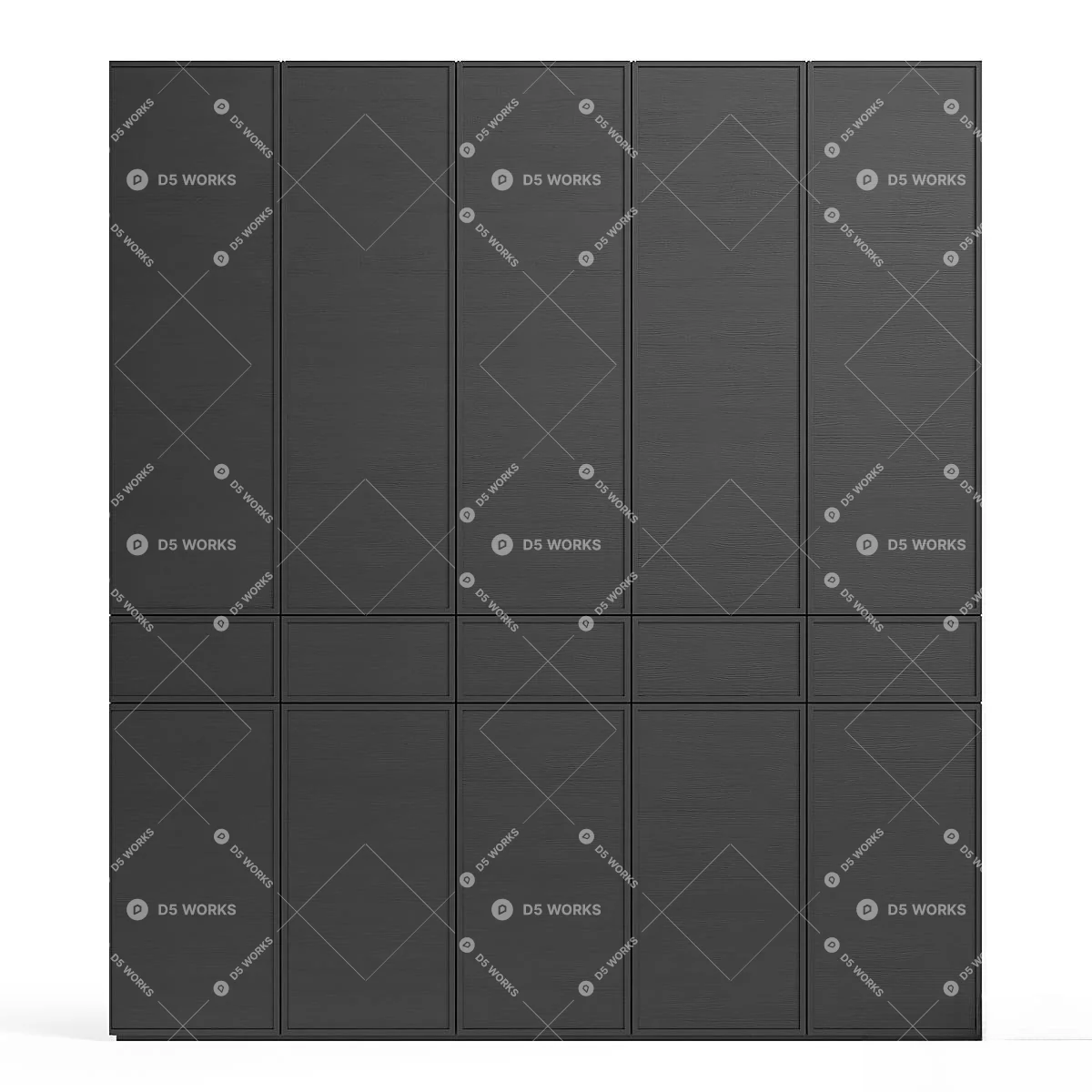Wardrobe 3d model thumbnail 5